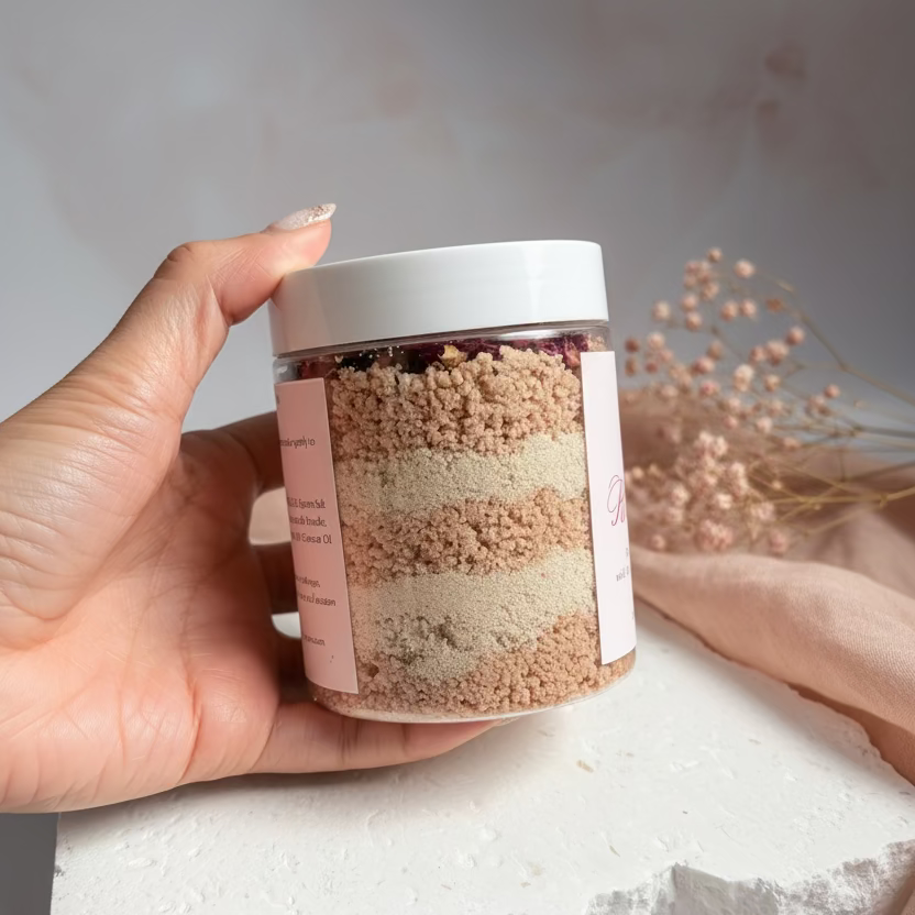 Rose Bloom – Rose Geranium Milk Bath Soak