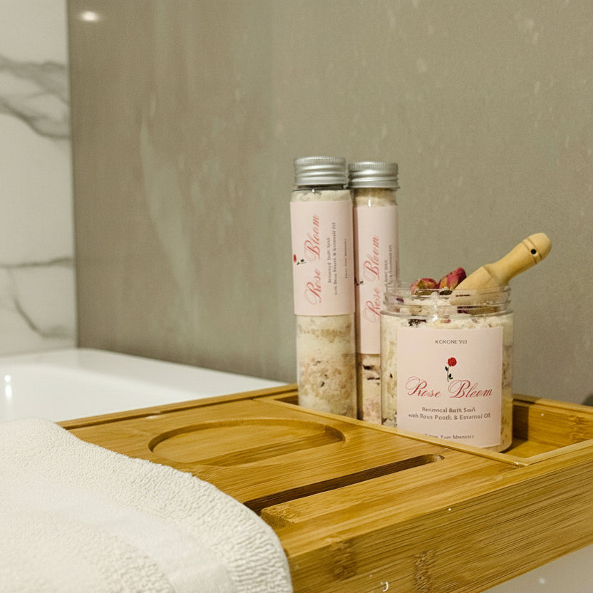 ROSE BLOOM – ボタニカルバスソーク　ミニサイズ (60g / 110g)