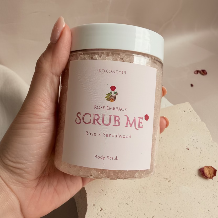 Rose Embrace Scrub Me – Rose &amp; Sandalwood Sugar Body Scrub