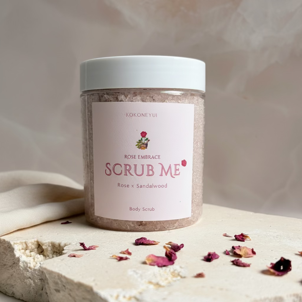 Rose Embrace Scrub Me – Rose &amp; Sandalwood Sugar Body Scrub