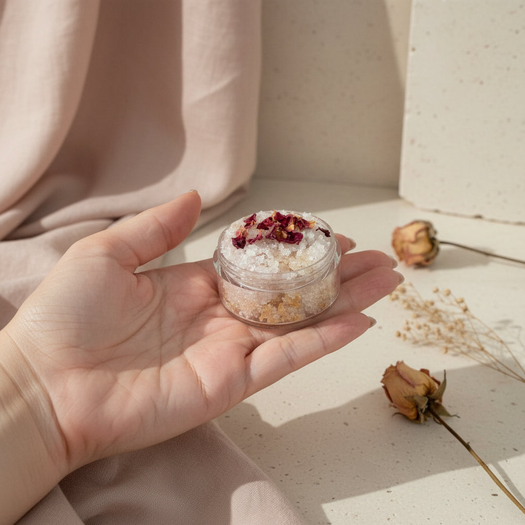 Rose Embrace Scrub Me – Rose &amp; Sandalwood Sugar Body Scrub