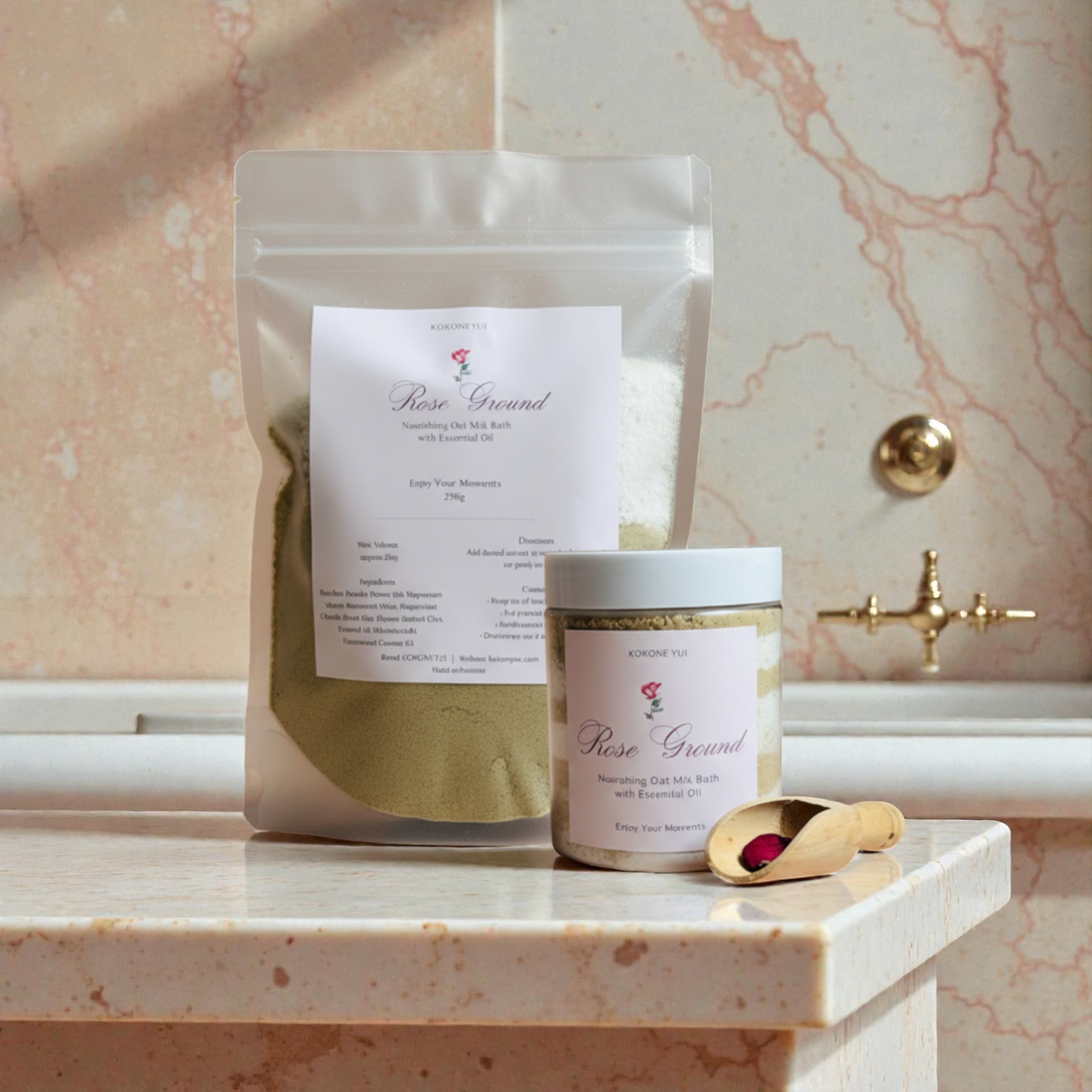 ROSE GROUND - ボタニカルバスミルク (250g Jar / Refill Pouch)