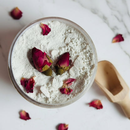 Rose Aura Collection — 3種のローズリチュアルバスソルトセット（250g フルサイズジャー）