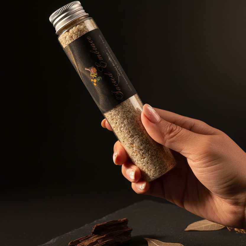 Sacred Embrace – Sandalwood &amp; Frankincense Bath Soak