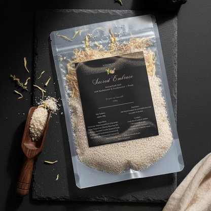 Packaged Bath Soak product labeled &