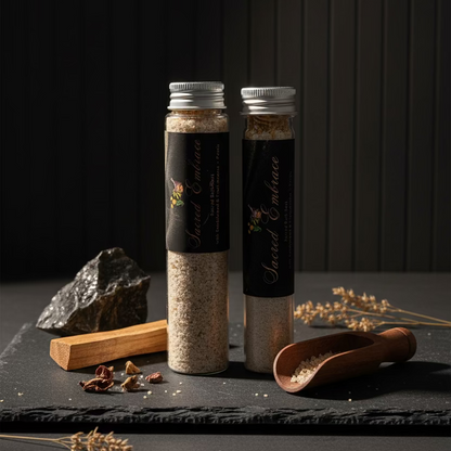 Sacred Embrace – Sandalwood &amp; Frankincense Bath Soak