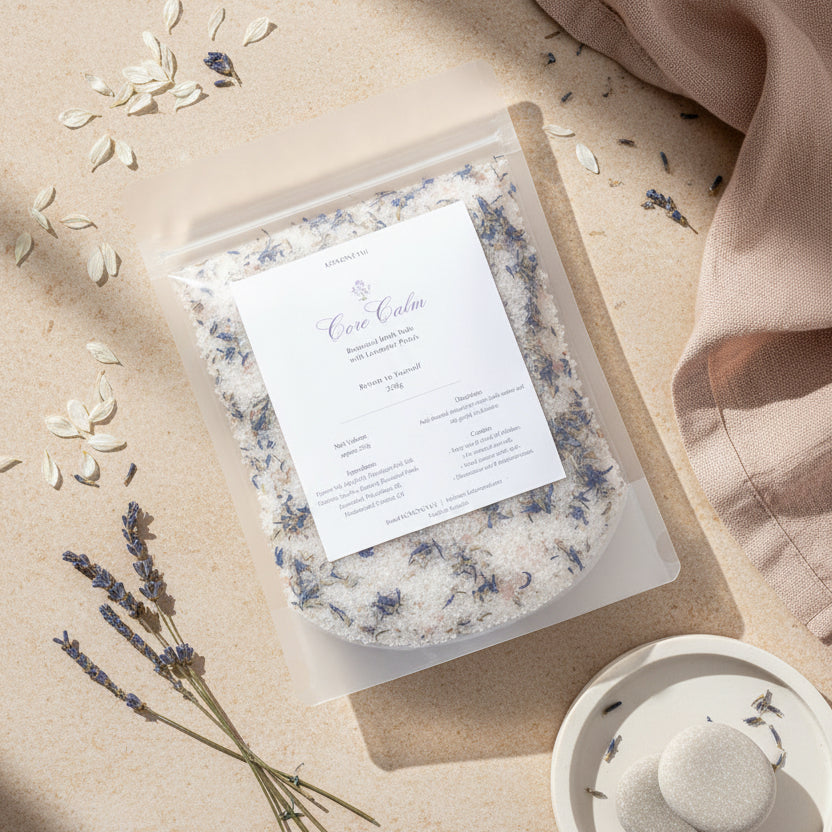 Core Calm – Lavender Petal Mineral Bath Soak