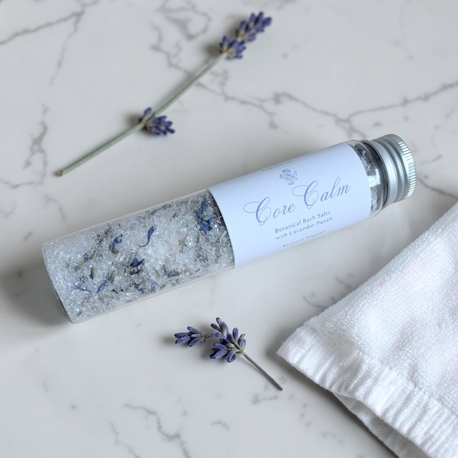 Core Calm – Lavender Petal Mineral Bath Soak