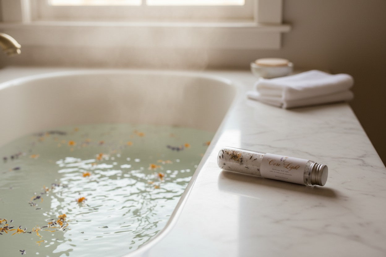 Core Light – Calendula &amp; Lavender Mineral Bath Soak