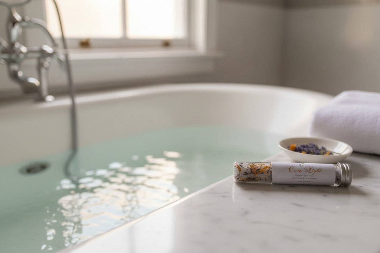 Core Light – Calendula &amp; Lavender Mineral Bath Soak