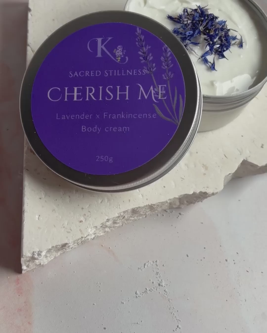 Cherish Me Body Cream — Lavender x Frankincense— 250g