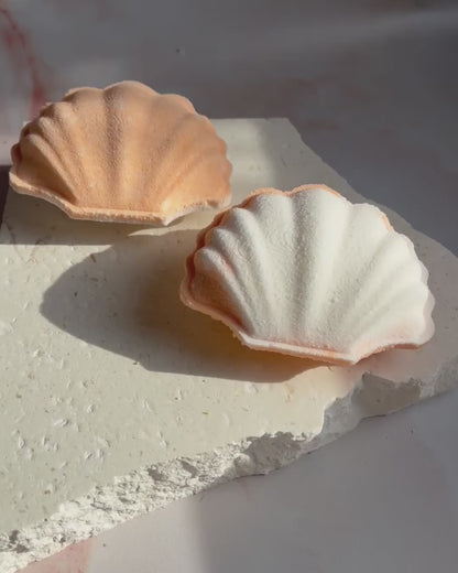 Vanilla Bourbon Cream Shell Bath Bomb