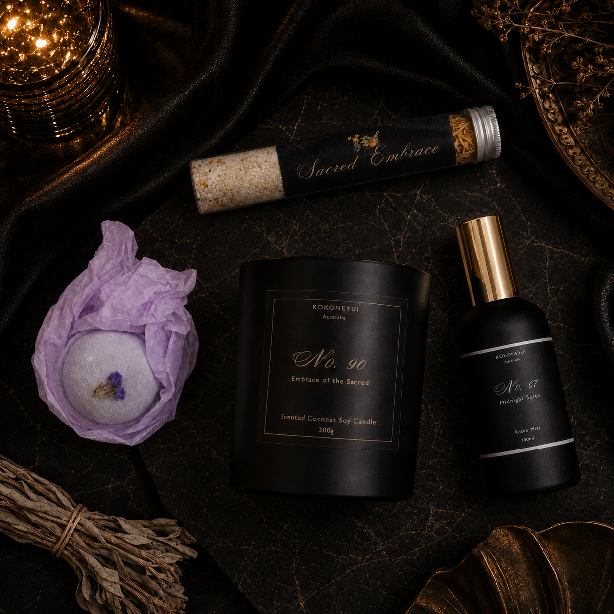 Complete Ritual Box — Sacred Night | 4-Piece Evening Ritual Gift Set