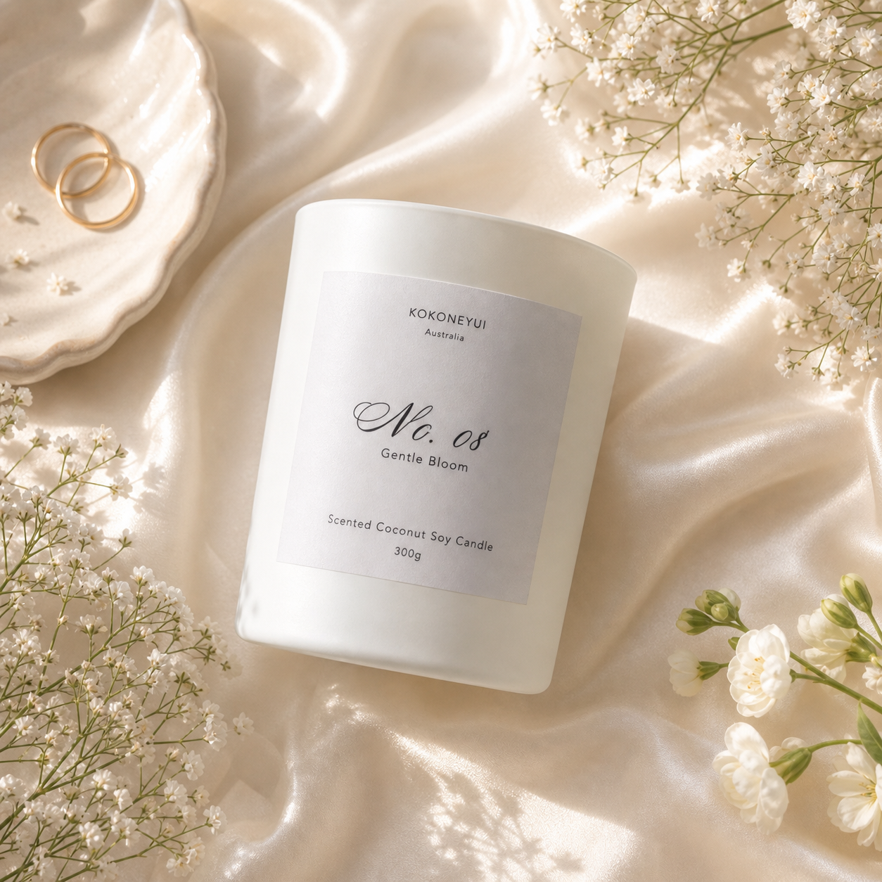 No.08 Gentle Bloom Luxury Candle 300g